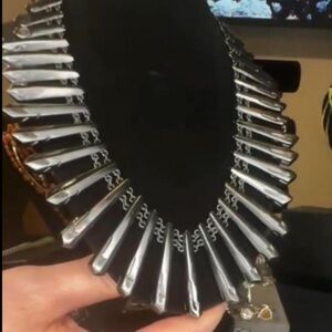 Kendra Scott Silver Rhodium Necklace Rare